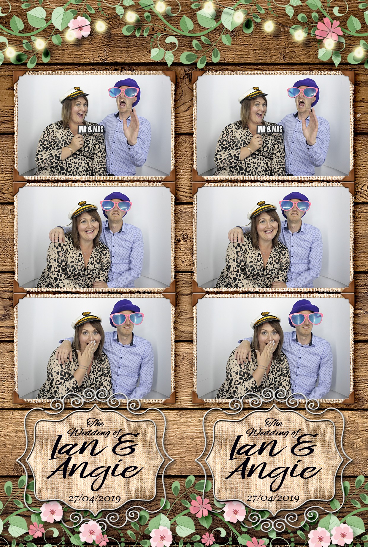 Ian & Angie’s wedding  | View more photos from the event at gallery.myphotoboothexperience.co.uk/u/MyPhotoBoothExperienceLtd/Ian-Angie’s-wedding